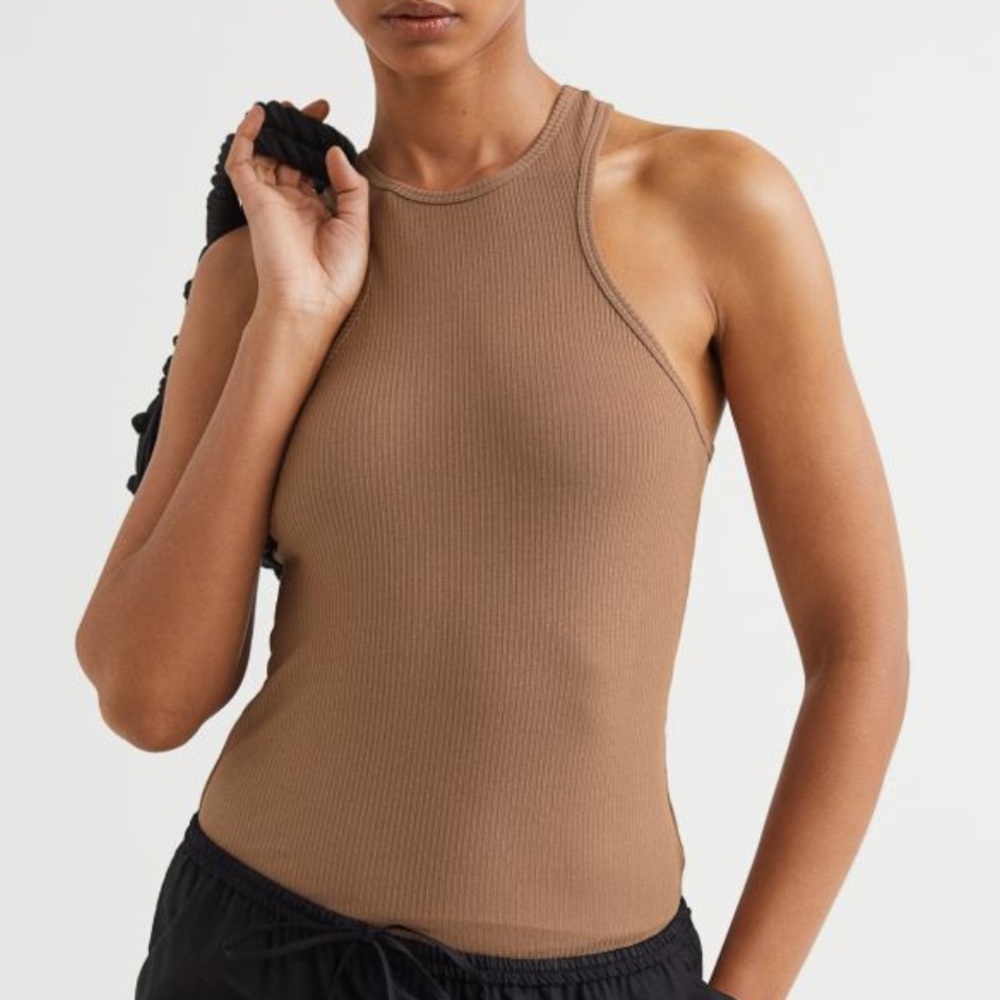 H&M RIBBED MODAL TANK TOP